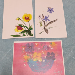 春の花絵葉書３枚セット 1枚目の画像