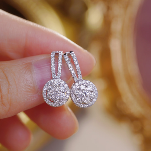 1ct ！k18 ダイヤモンドピアス