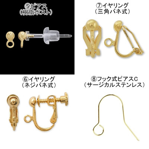 宇宙の立体猫のピアス/イヤリング レジン ピアス（フック