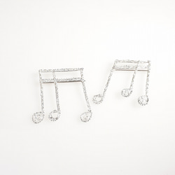 音符のブローチ《連桁》 2枚目の画像