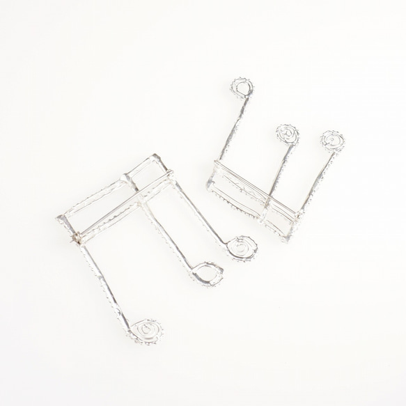 音符のブローチ《連桁》 4枚目の画像