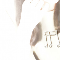 音符のブローチ《連桁》 6枚目の画像