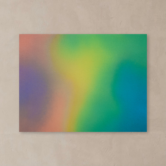 【彩虹繪畫】藝術-光譜抽象繪畫漸層（B-#7） 第1張的照片