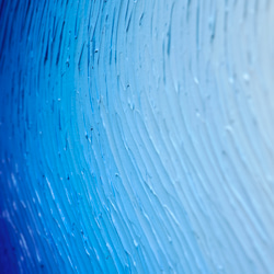 【青色の絵画】アート - ブルー 大きめ 抽象的 グラデーション（M-#67） 8枚目の画像