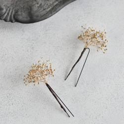 こども和装　優しい色合いデンファレの髪飾り　子供　ヘッドアクセ　七五三　袴　着物 10枚目の画像