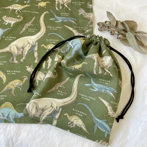 恐竜柄男の子オーダー【ランチョンマット/巾着/お手玉/】