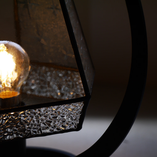 ステンドグラス六面ランプ ステンドグラス 六面ランプ スタンドライト・テーブルランプ koru