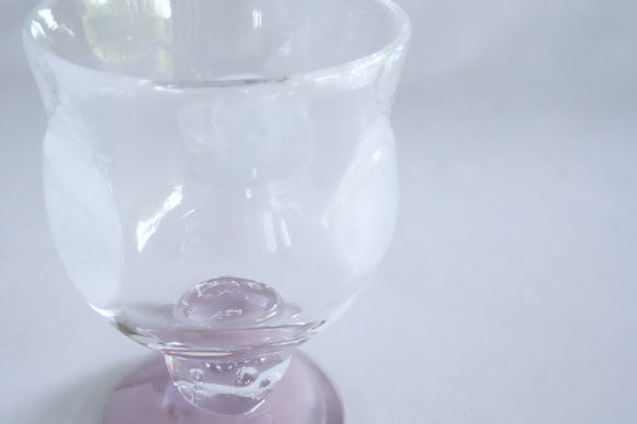 水玉ワイングラス/フジイロ＆オパール 4枚目の画像