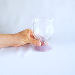 水玉ワイングラス/フジイロ＆オパール 3枚目の画像