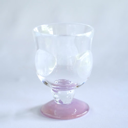 水玉ワイングラス/フジイロ＆オパール 2枚目の画像
