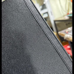 エプソムカーフレザー ハンドメイド クラッチバッグ 手縫い（受注生産・送料無料） 6枚目の画像