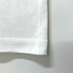 【限定セール中！】15%オフ！￥3,300→￥2,980 猫とホネ Tシャツ ホワイト 猫柄 綿100% シルクスクリー 11枚目の画像