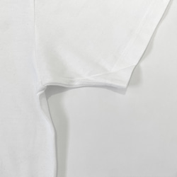 【猫と自転車】Tシャツ ホワイト 猫柄　シルクスクリーン 綿100% S〜L 4枚目の画像