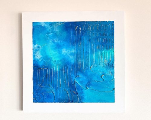 #51 抽象画 原画 はがき 希望の光 抽象画 アート原画 キャンパスサイズ | iichi 日々の暮らしを