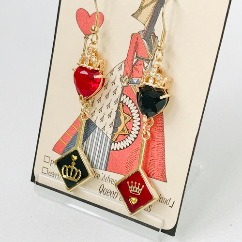 ハンドメイドピアス　アリス追加 02 ハンドメイドピアスアリス様追加