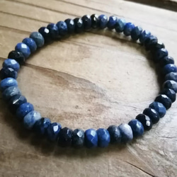天然グリーンタイガーアイ（ウルフアイ）のブレスレット ブルーグリーンタイガーアイ（ウルフズアイ） - 埼玉県吉川市の