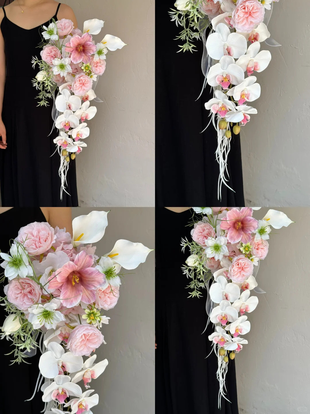 ピンクの夢  結婚式の花嫁