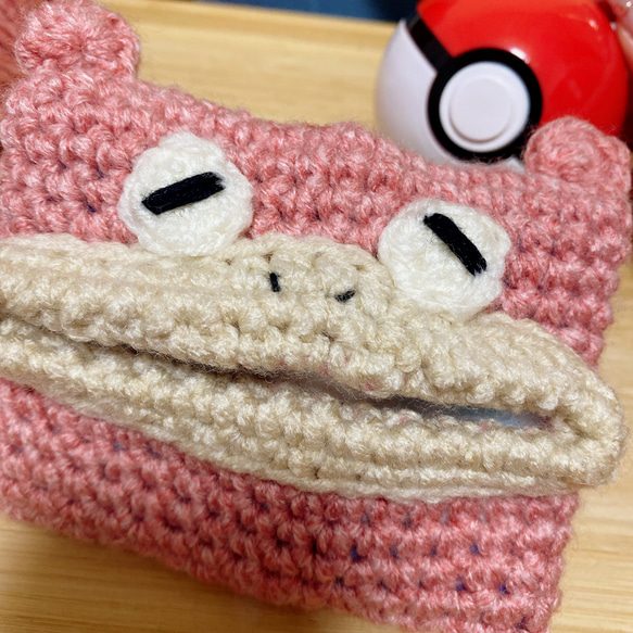 かぎ針編み】パクパクモンスターのティッシュケースの編み方 ゆみず様