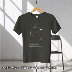 tシャツ　Tシャツ　星座Tシャツ　かわいいＴシャツ　半袖Tシャツ　プレゼント　おしゃれTシャツ　白ティー 3枚目の画像