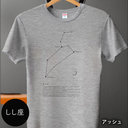 tシャツ　Tシャツ　星座Tシャツ　かわいいＴシャツ　半袖Tシャツ　プレゼント　おしゃれTシャツ　白ティー 1枚目の画像