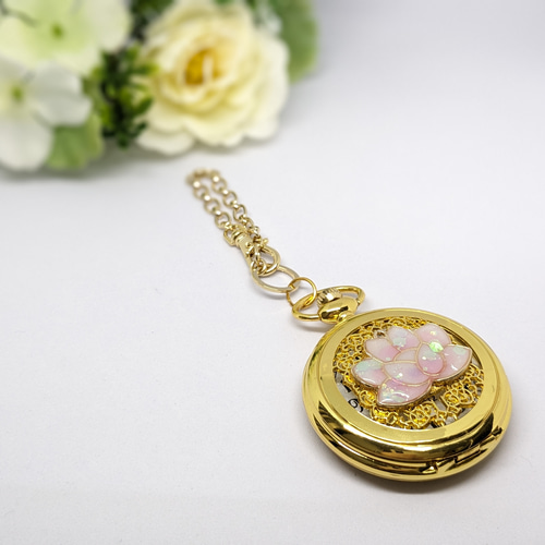 蓮の花の懐中時計】ゴールド その他アクセサリー Tomomi 通販
