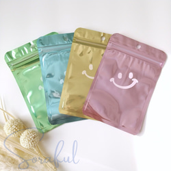 8枚】スマイル ジップロック ジッパーバッグ キャンディーバッグ