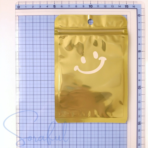 8枚】スマイル ジップロック ジッパーバッグ キャンディーバッグ