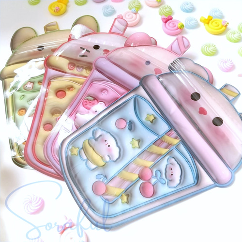 8枚】3D風 ドリンク ジップロック ジッパーバッグ キャンディーバッグ