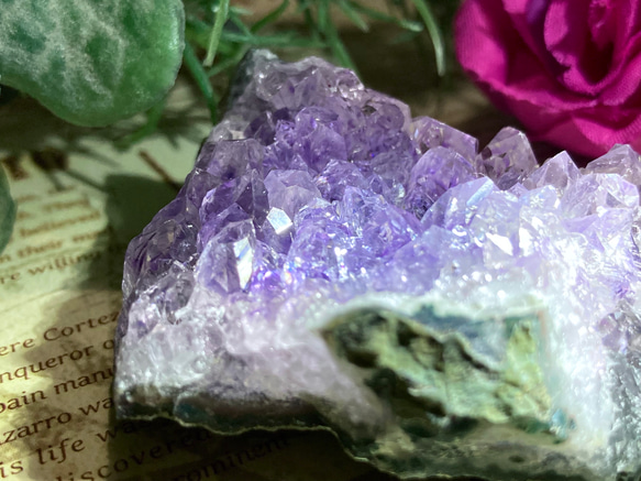 【愛の守護石♡】アメジスト　紫水晶　クラスター　原石　ラフストーン 5枚目の画像