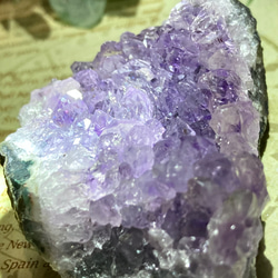 【愛の守護石♡】アメジスト　紫水晶　クラスター　原石　ラフストーン 6枚目の画像