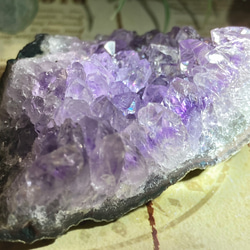 【愛の守護石♡】アメジスト　紫水晶　クラスター　原石　ラフストーン 7枚目の画像