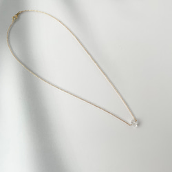 14kgf ハーキマークォーツ - Herkimer Diamond Quartz Necklace 9枚目の画像