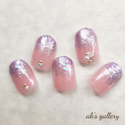 グラデーションネイルチップセット グラデーションネイル ネイルチップ（つけ爪） ak's gallery
