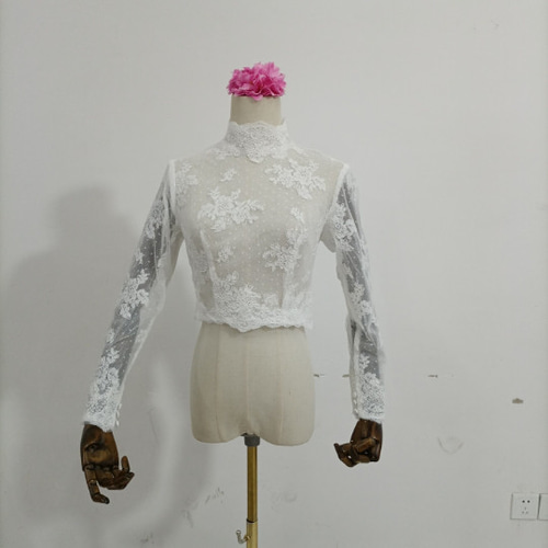 ウエディングドレス中に入れるインナーブラウス ボレロ トップスのみ  