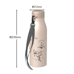 【夏限定】カブトムシの日常　ステンレスボトル　サーモス　500ml 水筒　ボトル　肩紐ショルダー付き　保育園　アウトドア 4枚目の画像