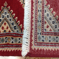輕便可折疊手工編織地毯，巴基斯坦地毯，入口墊，部落地毯，78 x 45 厘米，手工編織地毯 第9張的照片