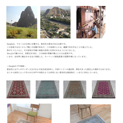 輕便可折疊手工編織地毯，巴基斯坦地毯，入口墊，部落地毯，78 x 45 厘米，手工編織地毯 第12張的照片