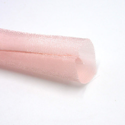 チューブシャイニーシフォンリボン（Pink / ピンク）35mm x 1m 2枚目の画像