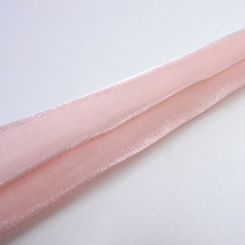 チューブ シャイニー シフォン リボン（Pink / ピンク ）35mm x