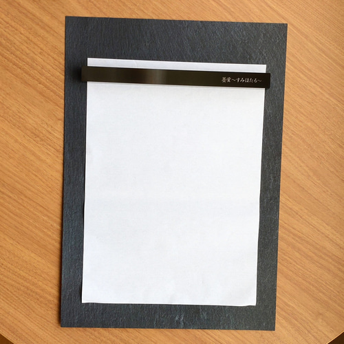 わたしの文鎮 ペーパーウェイト 墨蛍（すみほたる）大 鉄 黒染め