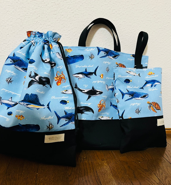 ☆入園、入学☆レッスンバッグ、お着替え袋、シューズ袋セット SB 