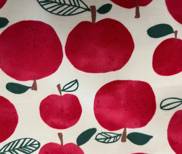 りんごがいっぱいシューズ袋 2枚目の画像