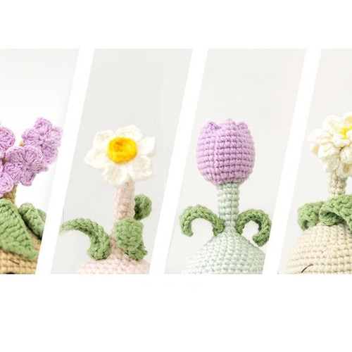 ハンドメイド 花ドール あみぐるみ マスコット レシピ 作り方 母の日