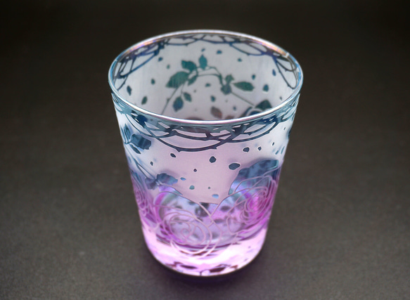 薔薇園のシャボングラス【Cobalt】 10枚目の画像