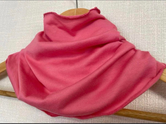 綿100%ラベンダー色レースシングルウェーブ手作り手染めネック  