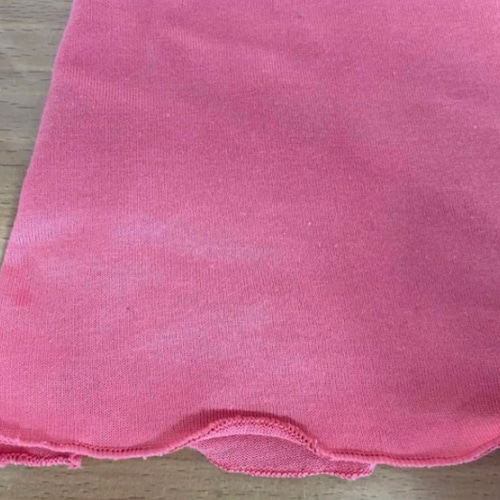 綿100%天竺編みピンクシングルウェーブネックウォーマー新品 日焼け  