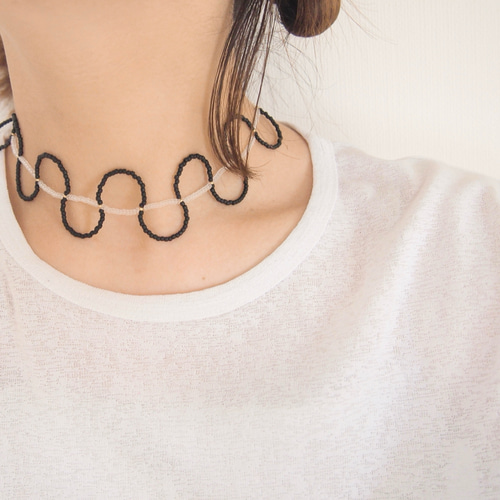 送料無料】 ナミナミ ビーズチョーカー ビーズネックレス 《 classic