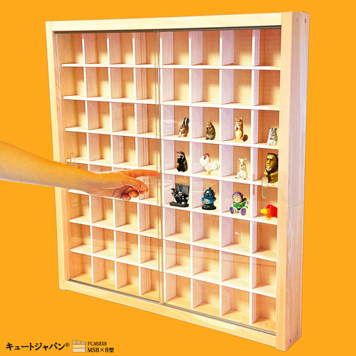 フィギュア ガチャ 収納 コレクションケース 64マス アクリル フィギュア ガチャ 収納 コレクションケース 64マス アクリル