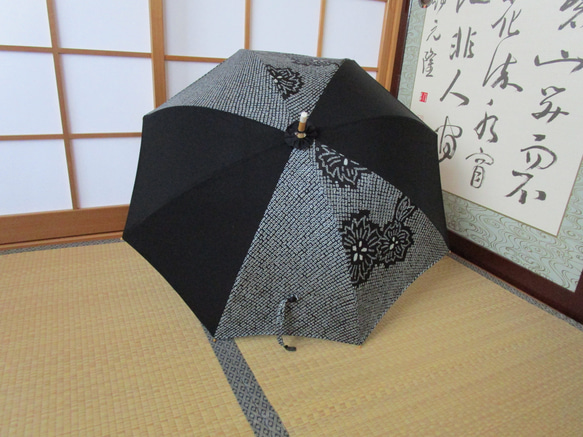 絞りの羽織から日傘（傘袋付き） 1枚目の画像