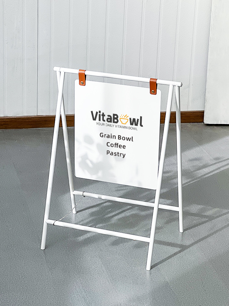 スタンド式ポスター展示棚　着地式看板　クリエイティブ宣伝棚　装飾　折りたたみ可能